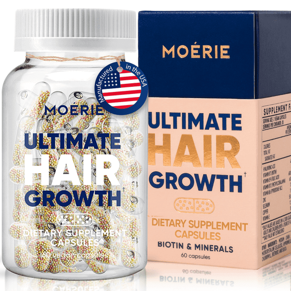 Moerie Ultimate Hair Growth Biotin & Mineral Vegan Capsules