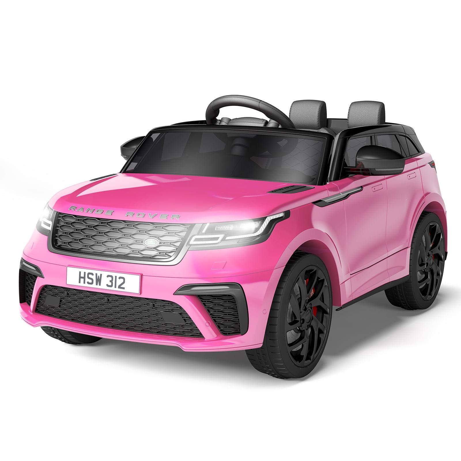 Pink 12V Licensed Land Rover Ride-On Car with Remote Control