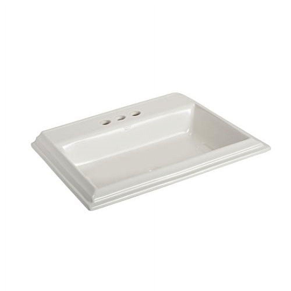 Mansfield Plumbing Products Brentwood 18.9375'' White Vitreous China Rectangular Bathroom Sink with Overflow