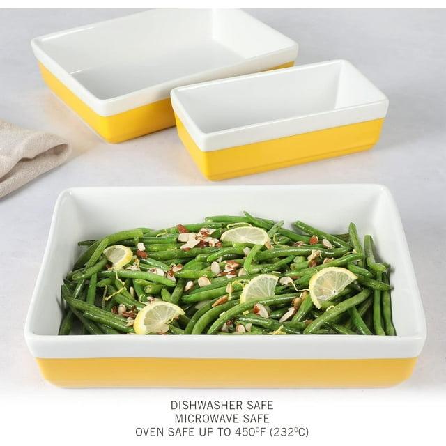 Martha Stewart 3 Piece Stoneware Bakeware Set