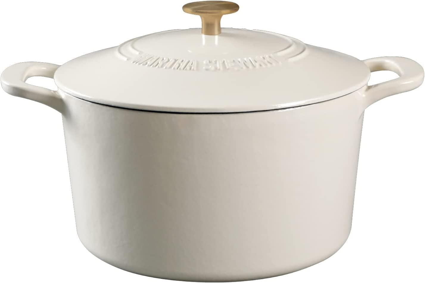 Martha Stewart Martha Stewart Gatwick 7 qt. Cast Iron Round Dutch Oven with Lid