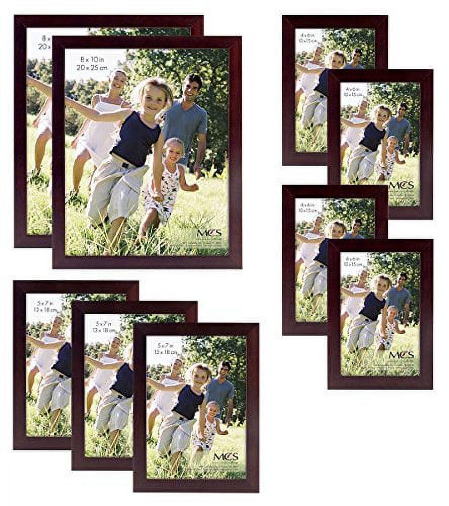 MCS Gallery Wood 9-Piece Frame Set, Espresso (65616)