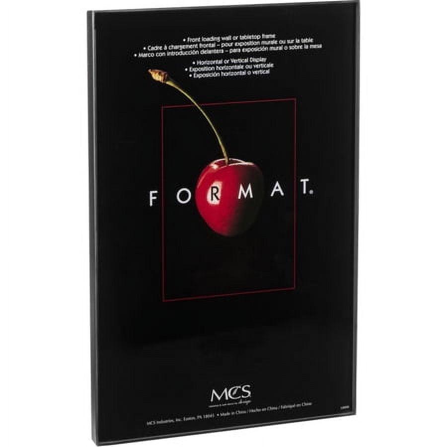 MCS Plastic Format Frame for a 11" x 17" Photograph, Color; Black