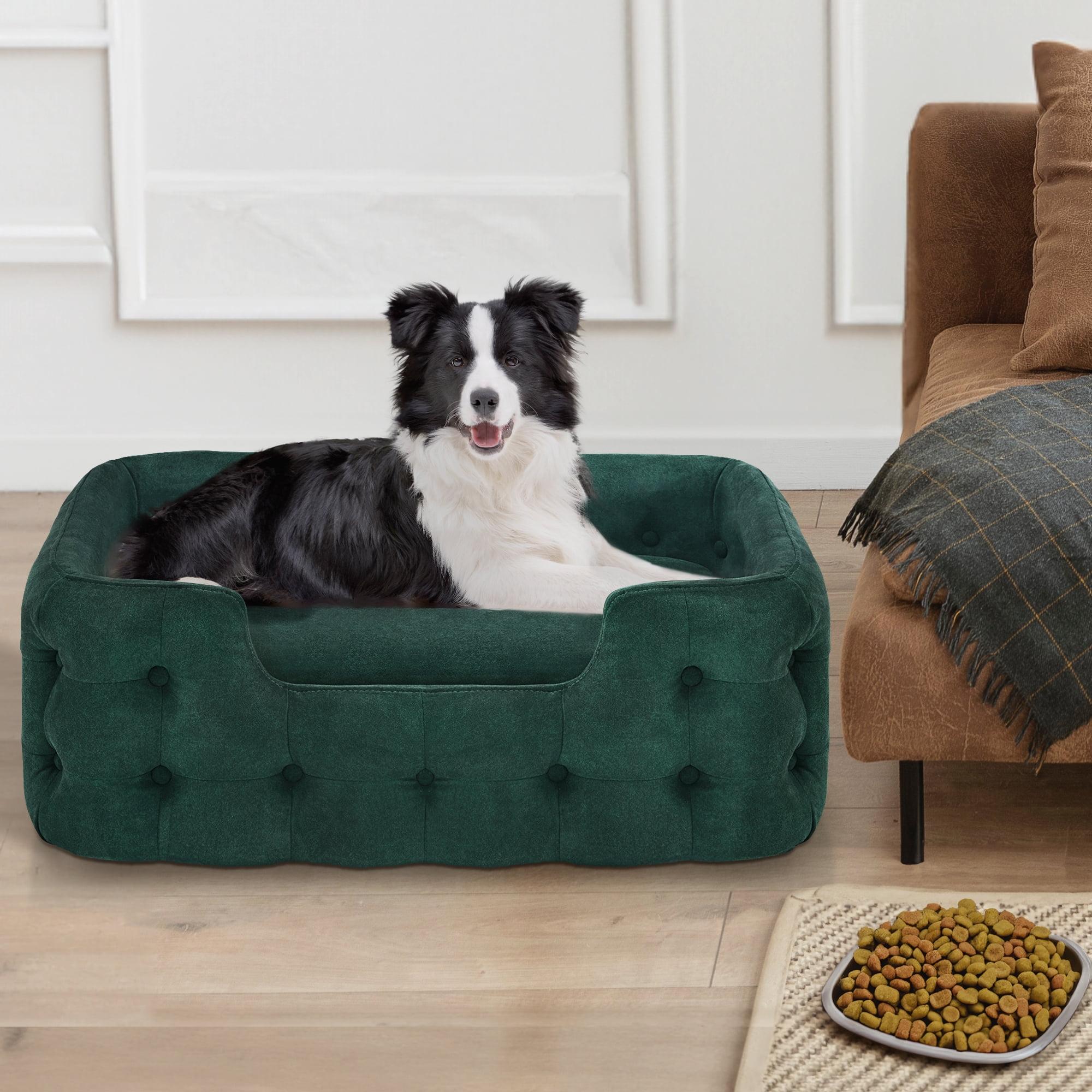 Tucker Murphy Pet™ Tucker Murphy Pet™ Dog Sofa Bed, 33 Inches Length Foam Dog Bed With Washable Cushion Cover, Modern Pet Couch For Small Medium Dogs