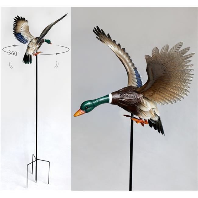 Arlmont & Co. Kinetic Mallard Duck Stake