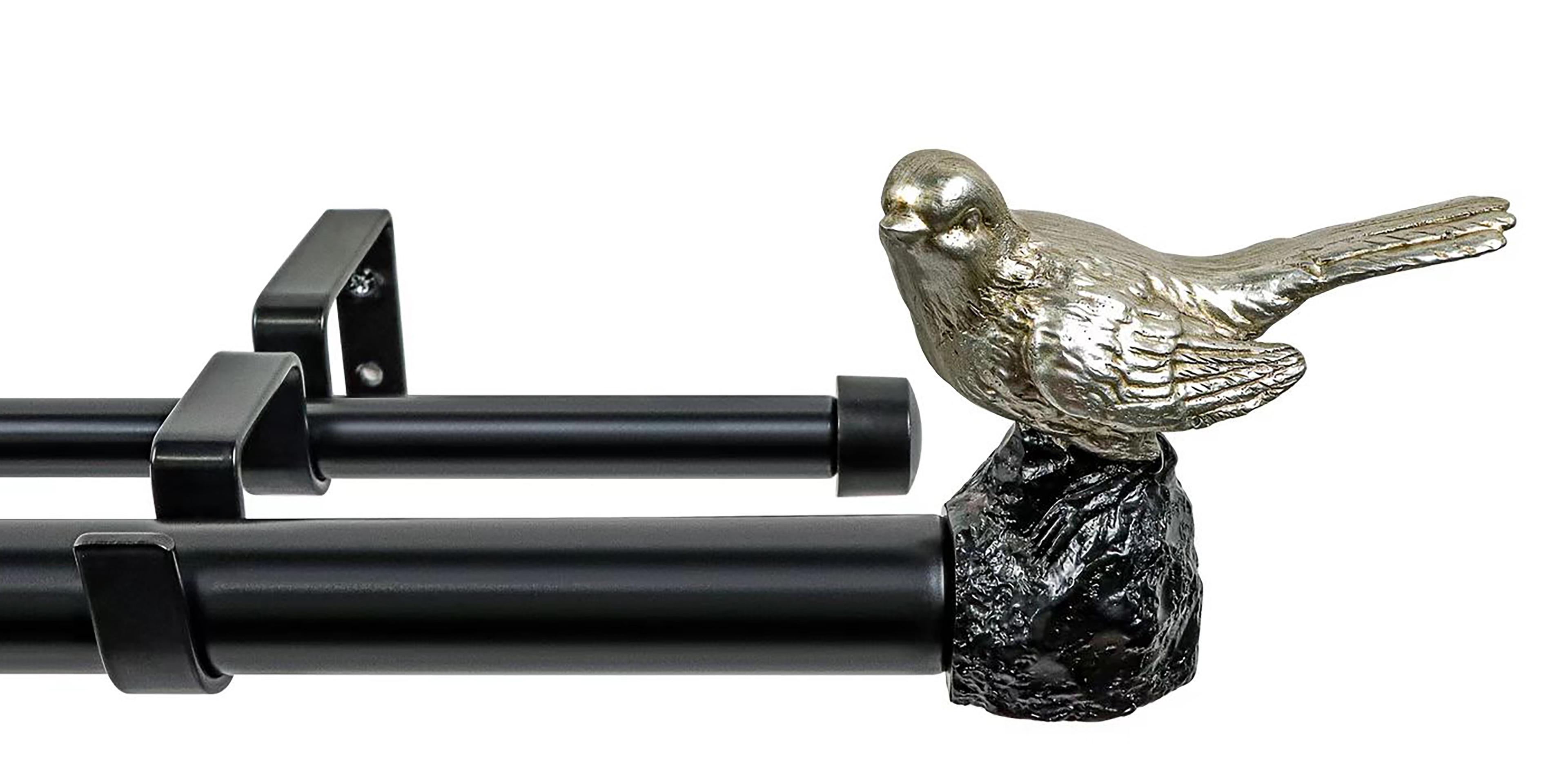 Meriville Adjustable Double Curtain Rod