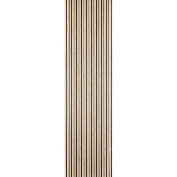 Mini Tambour Slats 94.5" L x 12" W x 0.3" D Polystyrene Glue-up Wood Slat Walls 78.8 sq.ft.