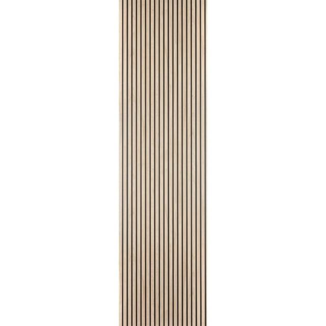 Mini Tambour Slats 94.5" L x 12" W x 0.3" D Polystyrene Glue-up Wood Slat Walls 78.8 sq.ft.
