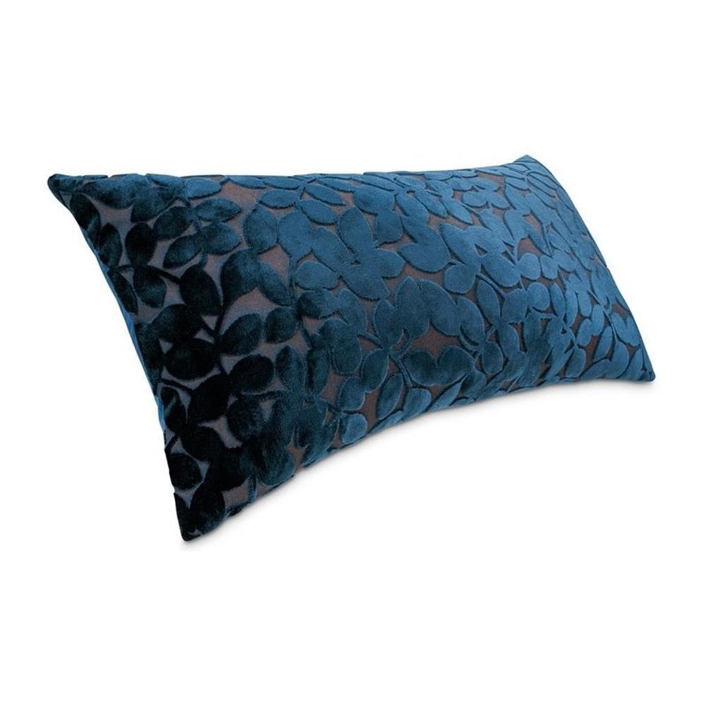 Floral Feather Reversible Throw Pillow