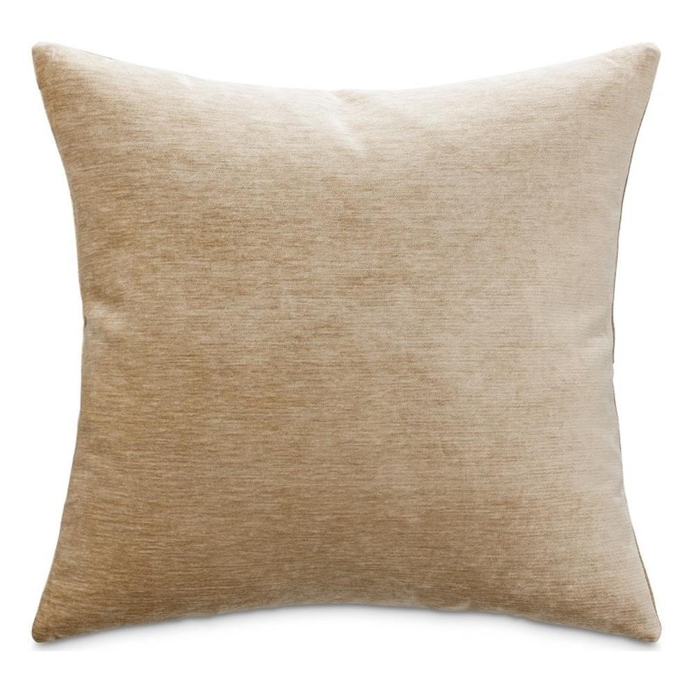 Camel Chenille 20x20 Square Accent Pillow