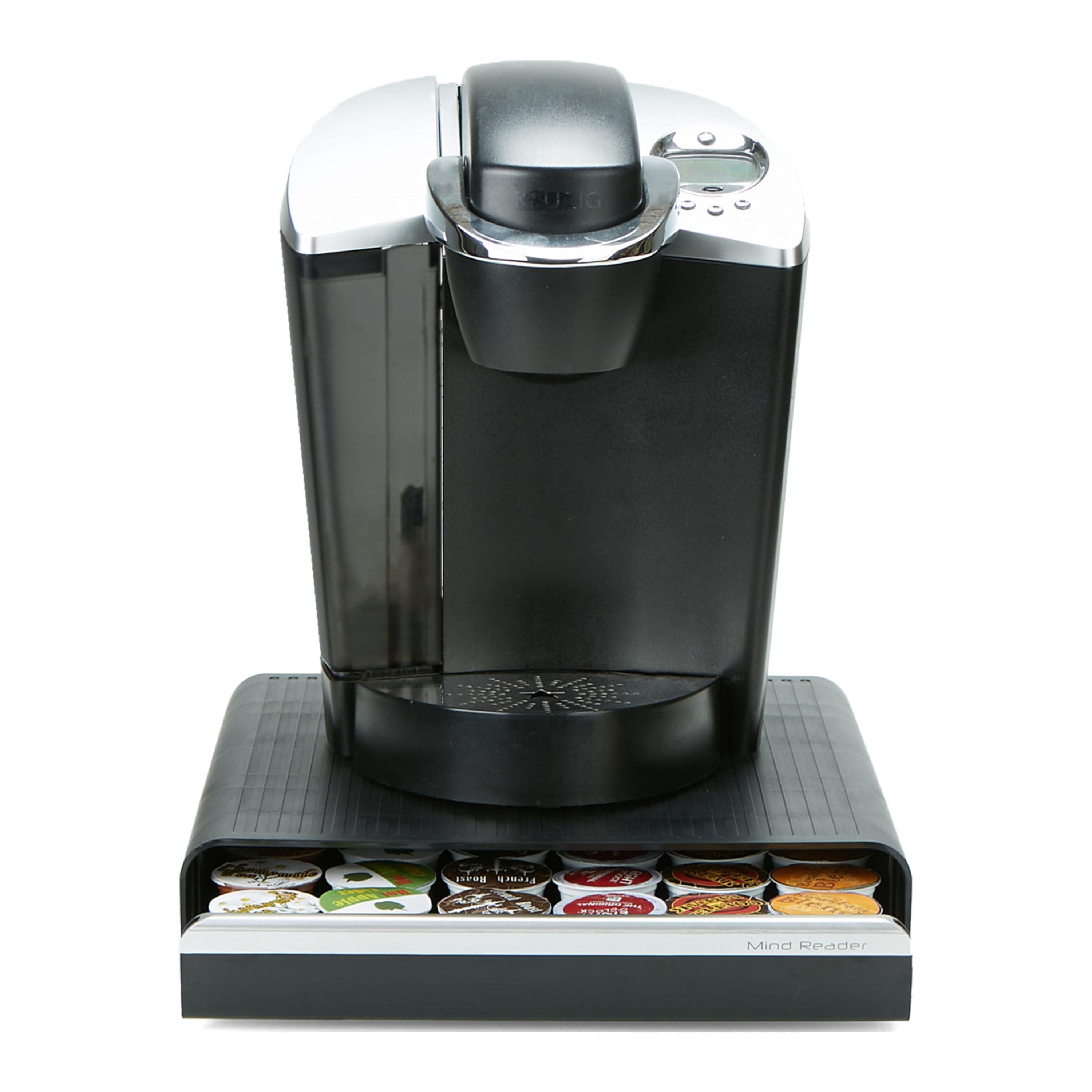 TUHOME FURNITURE LLC K-Cup Holder Coffee Pod Organizer Compatible With Keurig Accessories Holds 36 Coffee Pods, Black