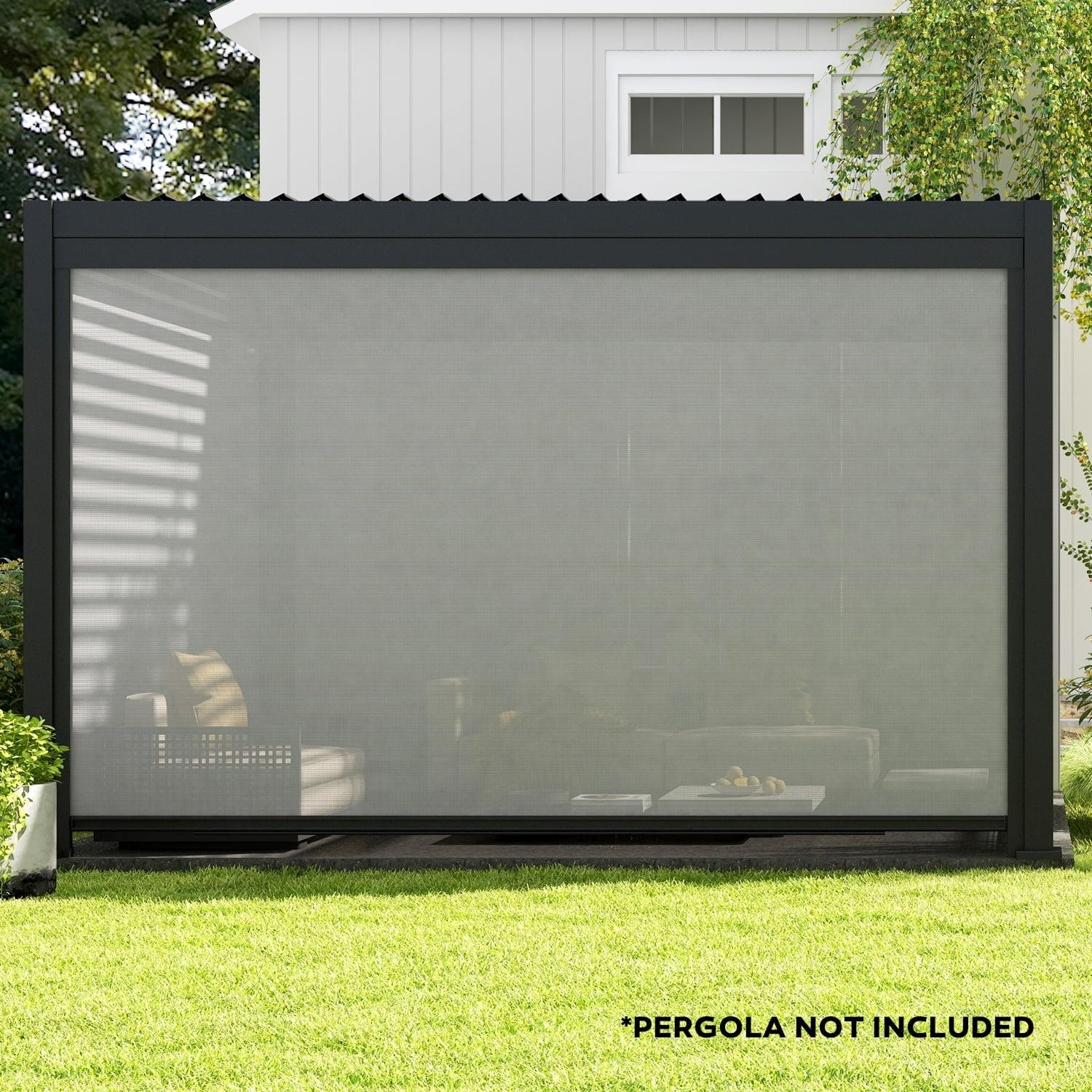 Mirador 111 Aluminum Pull Down Privacy Screen for Pergola