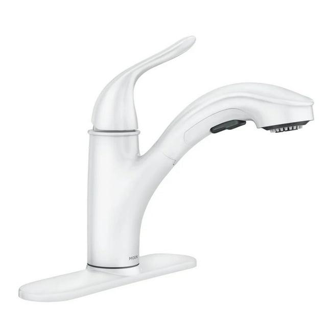 Moen Brecklyn Single-Handle Pull-Out Sprayer Kitchen Faucet with Power Clean Technology