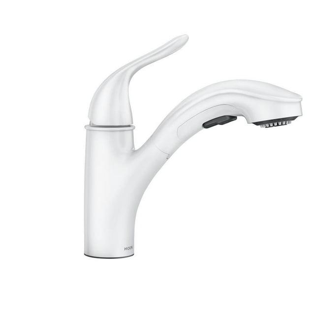 Moen Brecklyn Single-Handle Pull-Out Sprayer Kitchen Faucet with Power Clean Technology