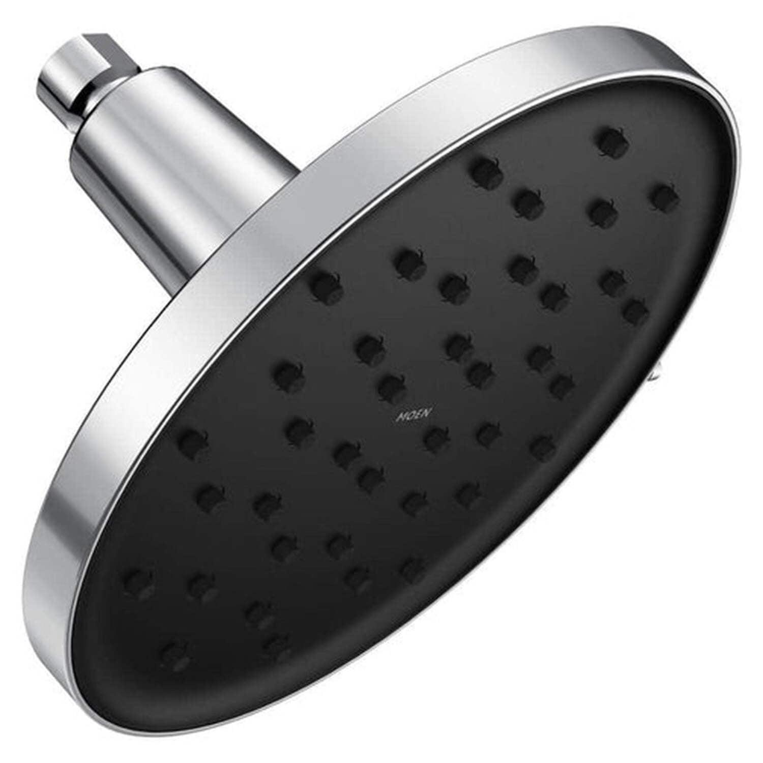MOEN Verso Magnetix 8-Spray Patterns with 1.75 GPM 9 in. Wall Mount Fixed Shower Head in Chrome, Grey