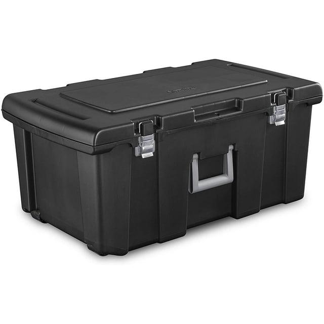 Sterilite Footlocker Plastic Adult, Black