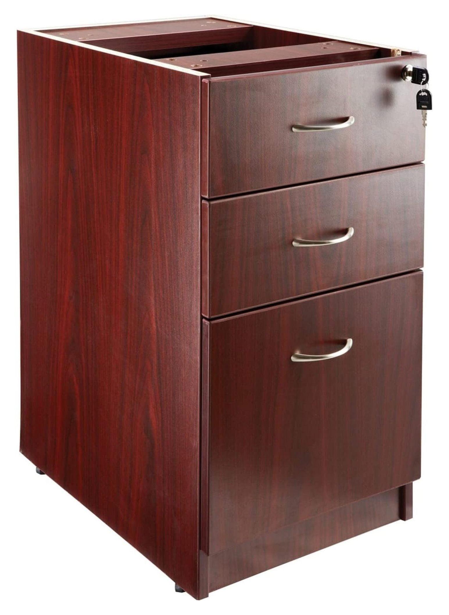 Essentials Series 3-Drawer Vertical Filing Cabinet Pedestal