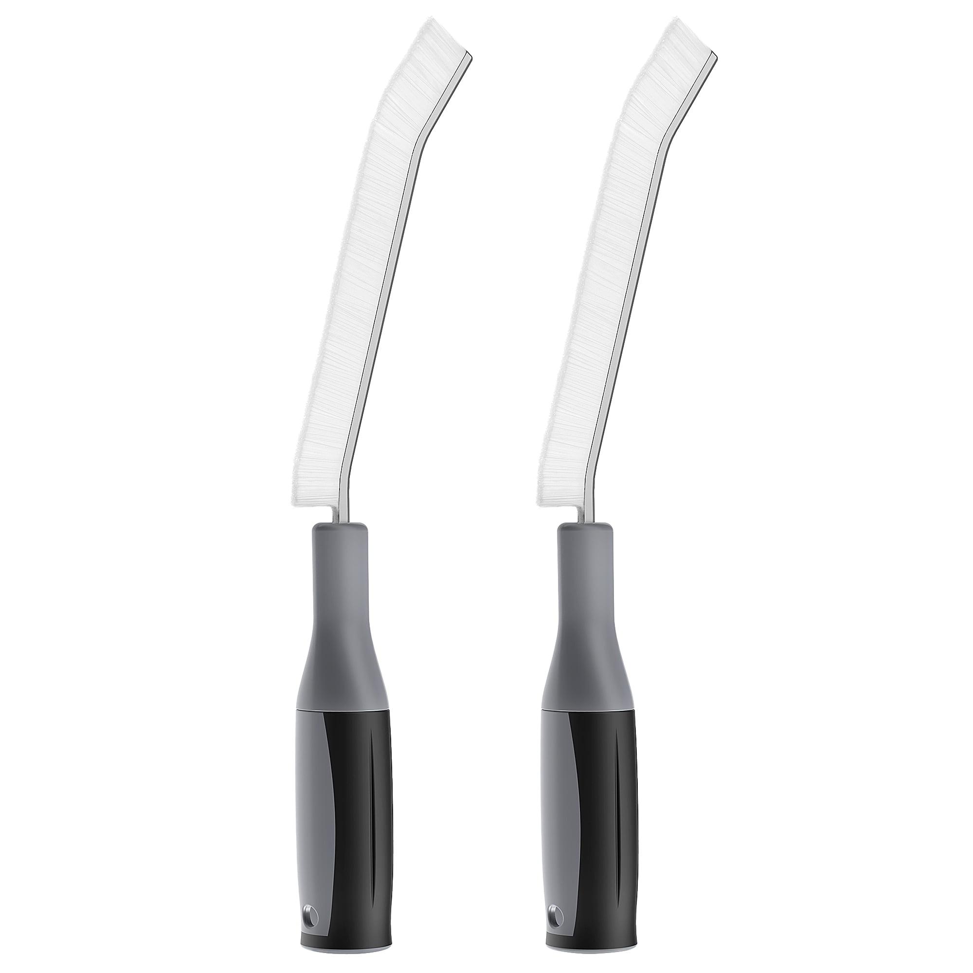 MR.Siga Household Crevice Cleaning Brush with Handle, Gap Cleaning Brushes,Nylon Brush,2 Pack