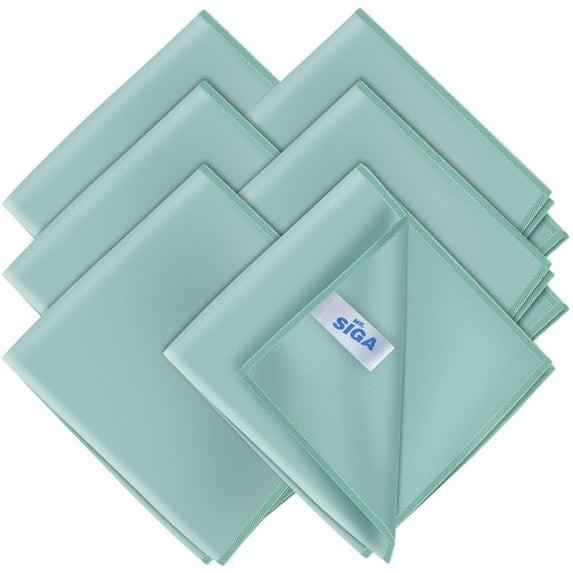 MR.Siga Ultra Fine Microfiber Cloths for Home, Car, and Glass,Pack of 6, 35 x 40 cm 13.7" x 15.7"