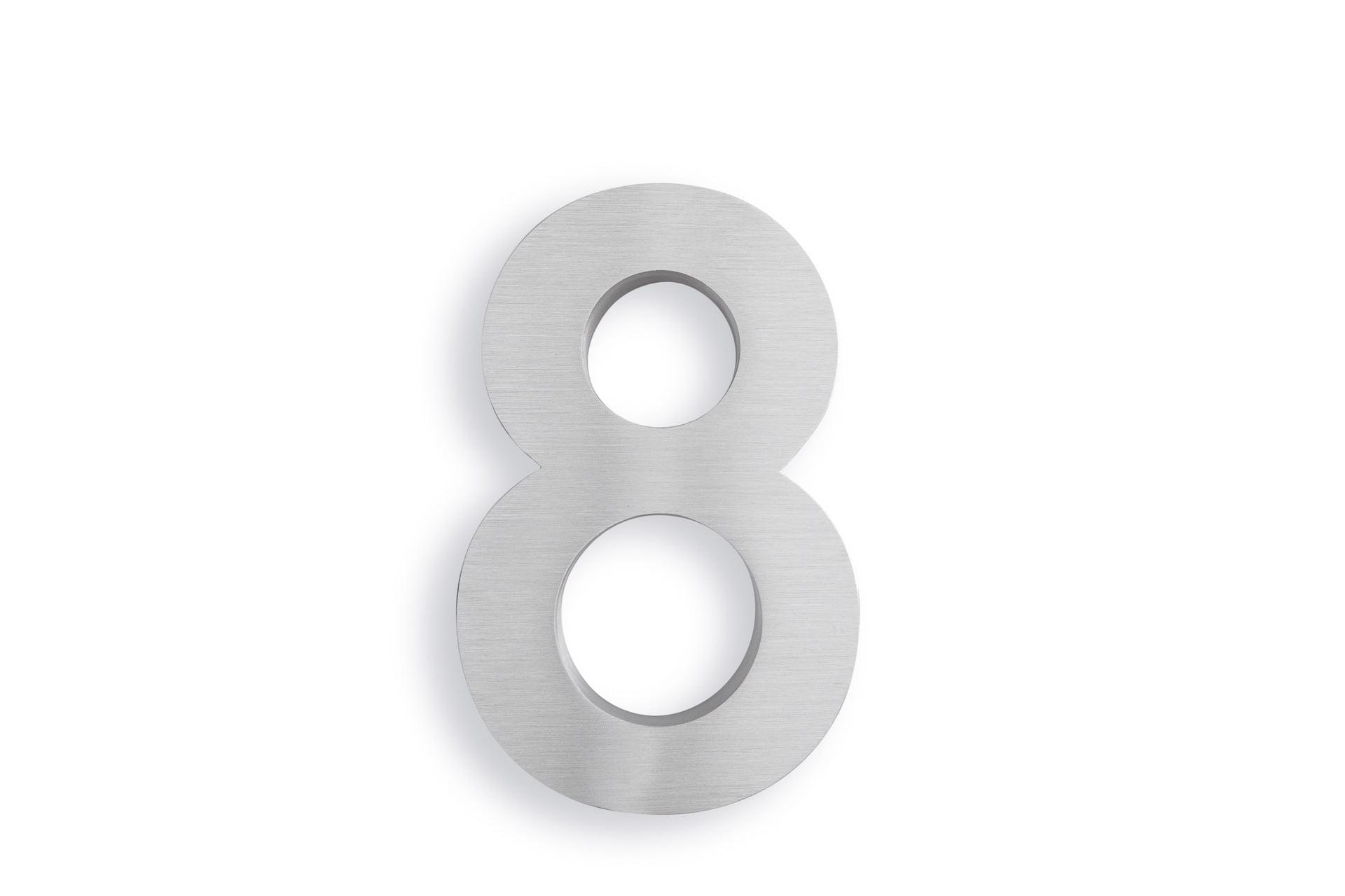 ModernStainlessHardware 6'' H Stainless Steel House Number