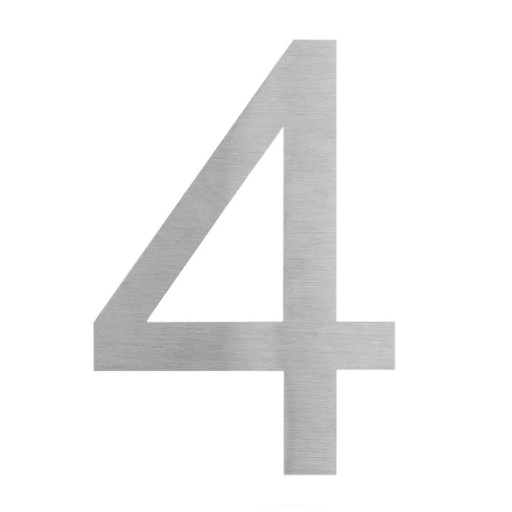 ModernStainlessHardware 6'' H Stainless Steel House Number