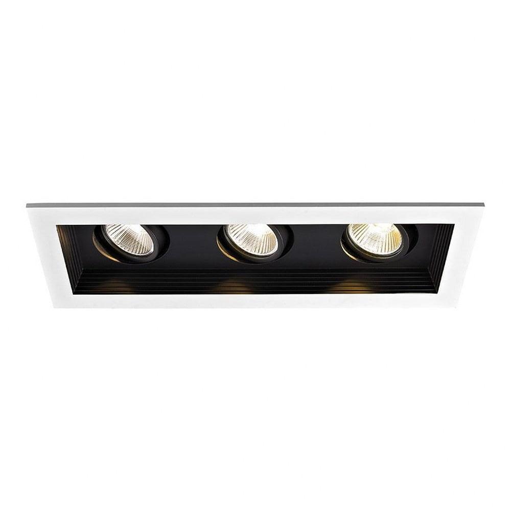 WAC Lighting LED Adjustable Recessed Trim MT-3LD311R-F930BK