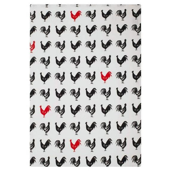 MUkitchen Kitchen Designer Print Towel Set, French Hen