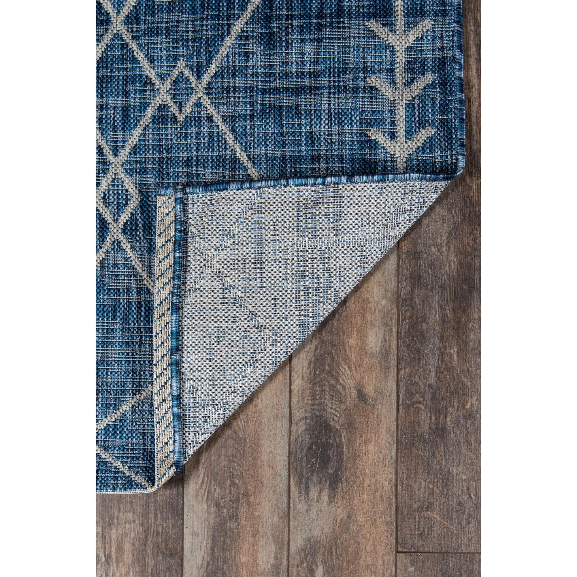 Momeni Villa Monaco Blue/Gray Indoor/Outdoor Rug