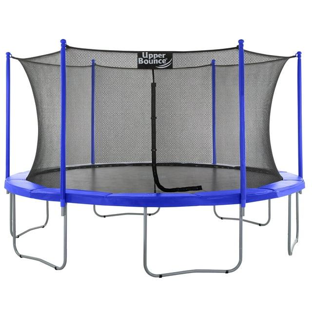 Upper Bounce 15' Round Backyard Trampoline with Safety Enclosure