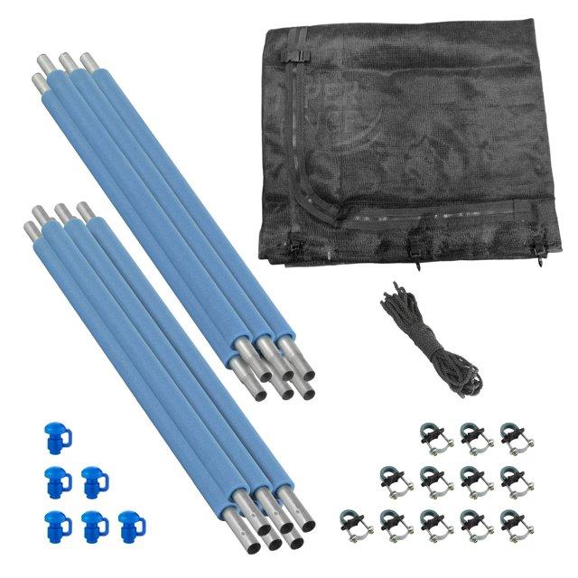 Upper Bounce Machrus 10' Trampoline Safety Enclosure with Net, Poles and Foam Sleeves - Trampoline not Included