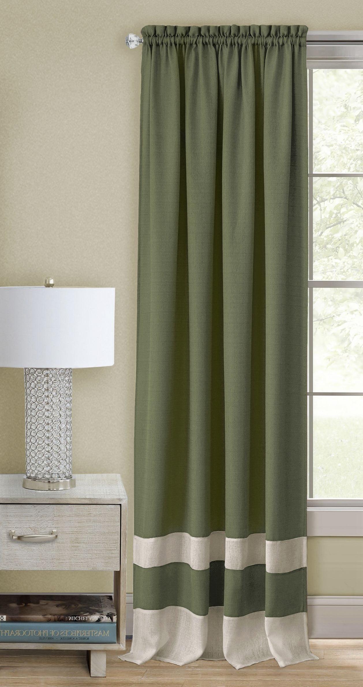 Achim Darcy Panel de Cortina de Ventana con Bolsillo para Barra