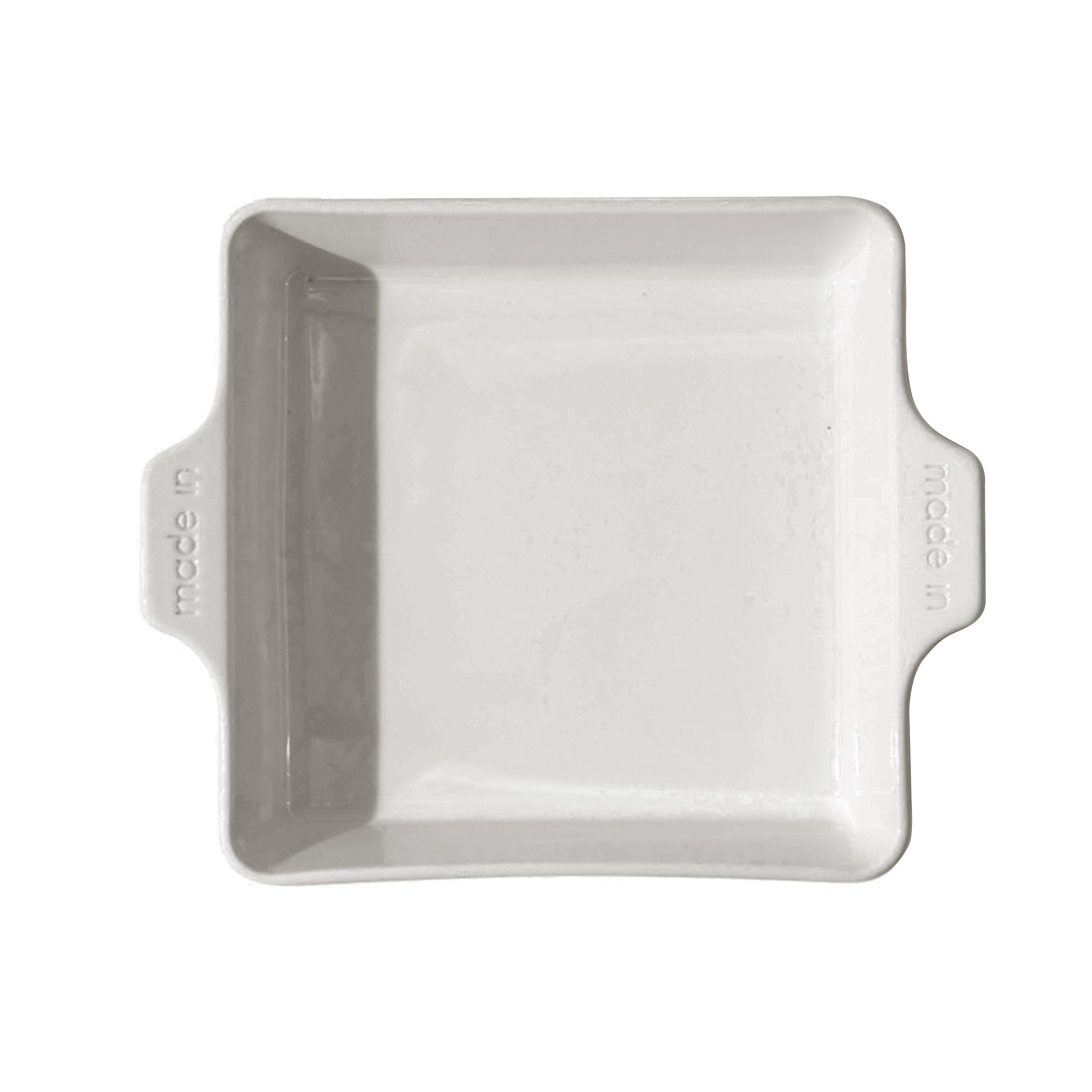 Made In Cookware - Square Baking Dish - White - Hand Crafted Porcelain - Professional Bakeware - Made in France