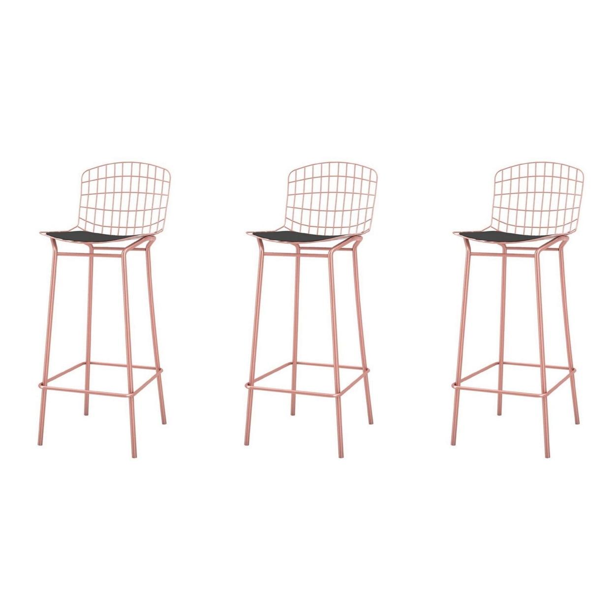 Set of 3 41.73" Madeline Barstools - Manhattan Comfort