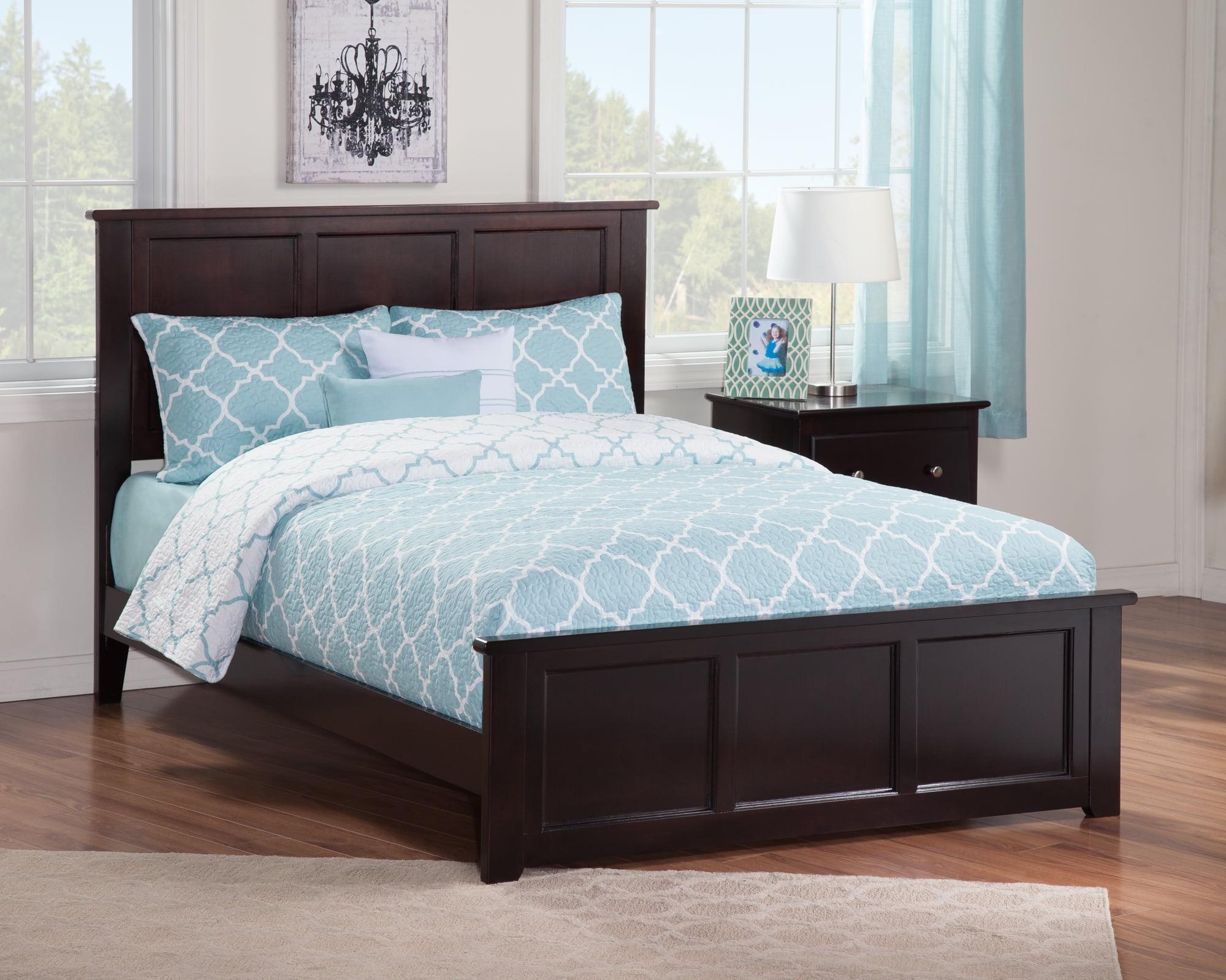 Madison Solid Wood Low Profile Platform Bed with Matching Footboard