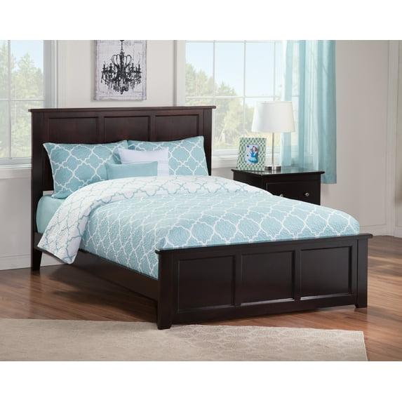 Madison Solid Wood Low Profile Platform Bed with Matching Footboard