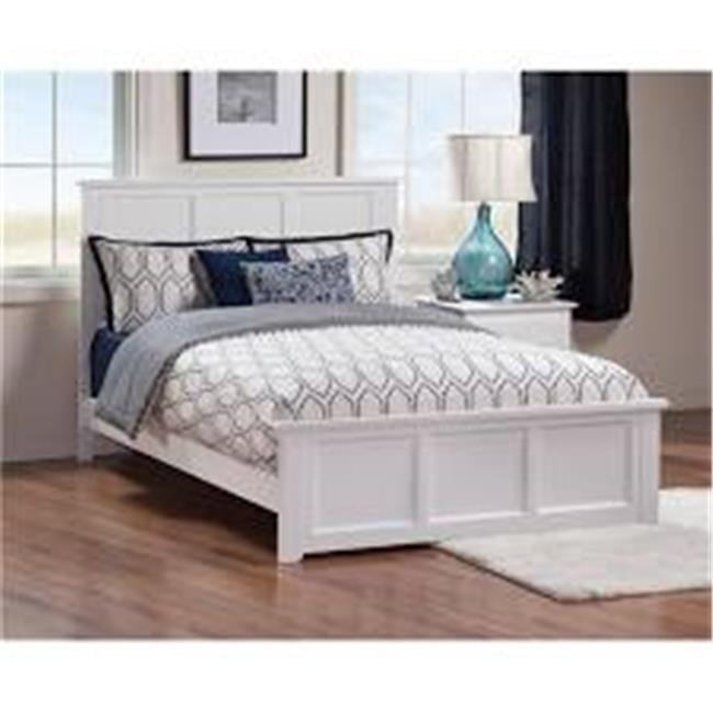 Madison Solid Wood Low Profile Platform Bed with Matching Footboard