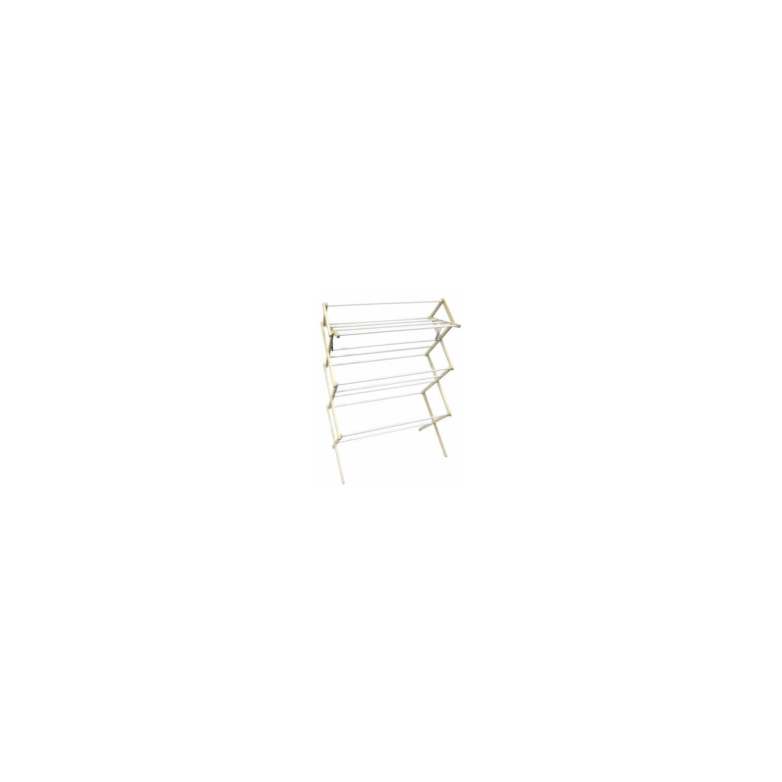 Madison Mill 51.5 in. H X 35.5 in. W X 16 in. D Wood Accordian Collapsible Clothes Drying Rack