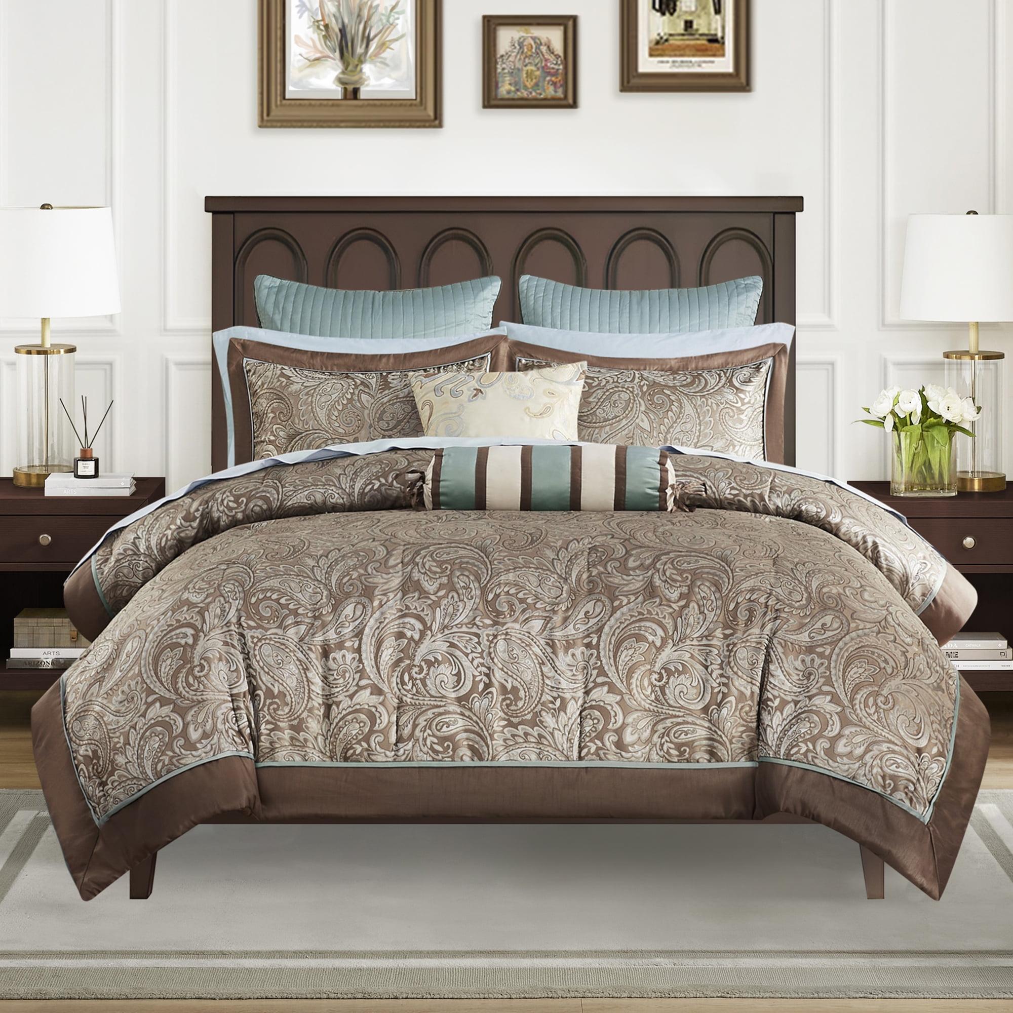 12pc Jacquard Comforter Set - Madison Park