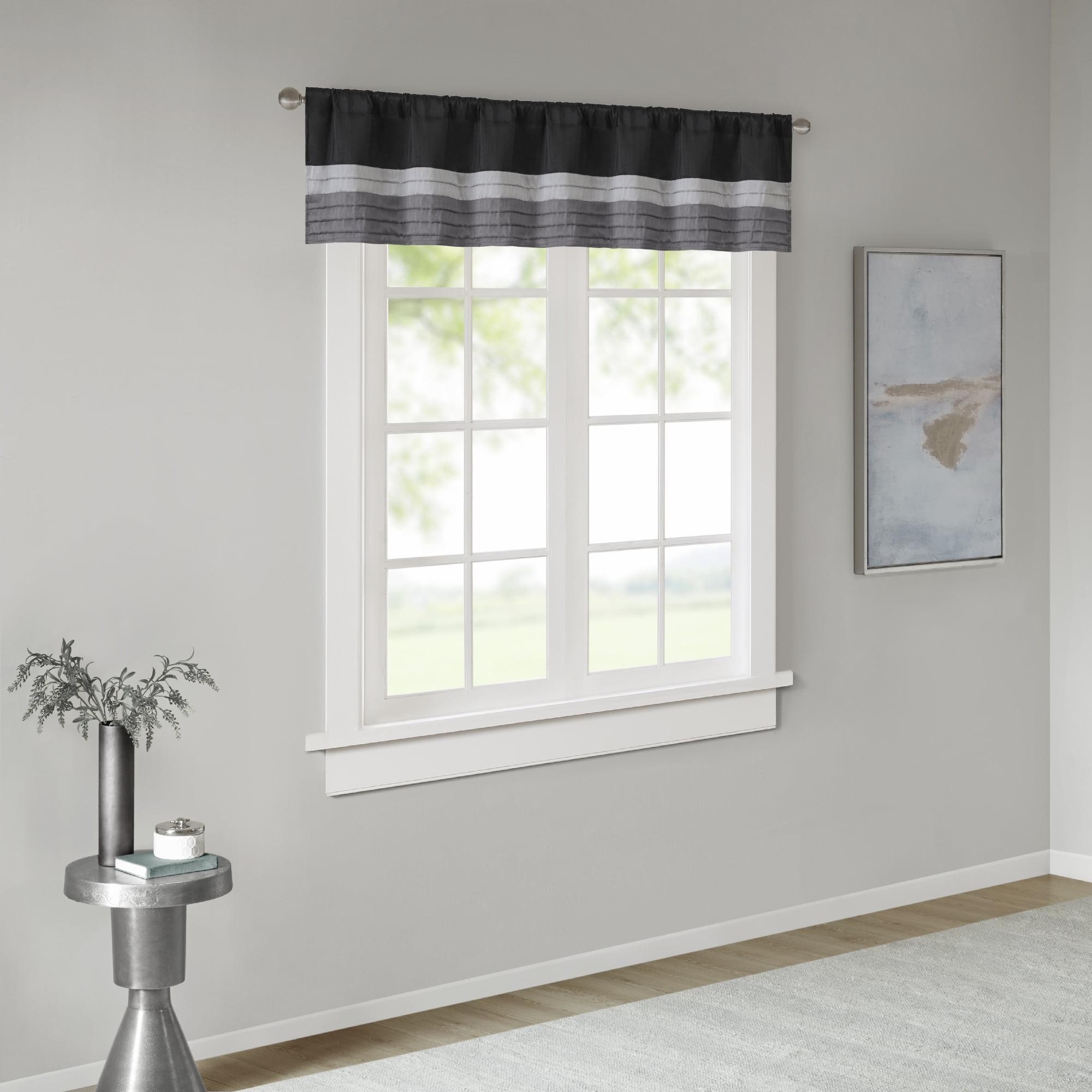 Madison Park Amherst Polyoni Pintuck Window Valance