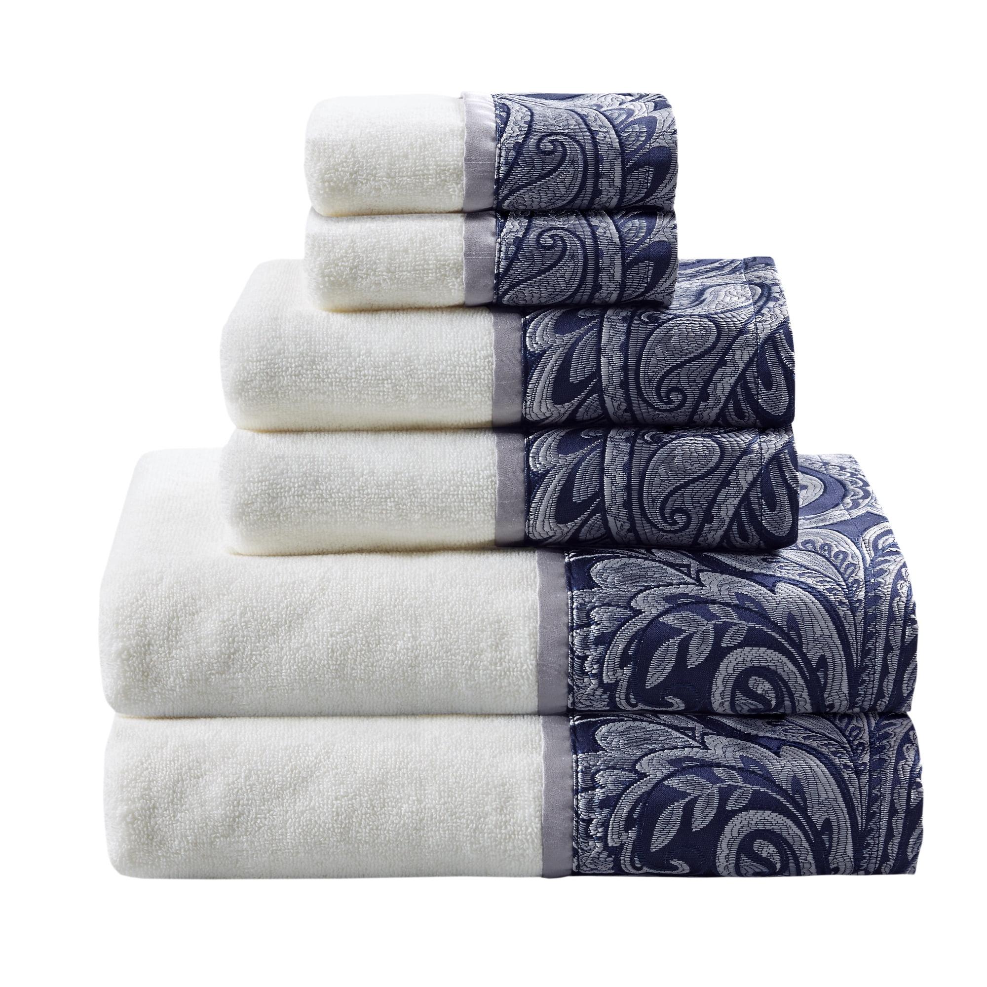 Aubrey 6 Piece Jacquard Towel Set