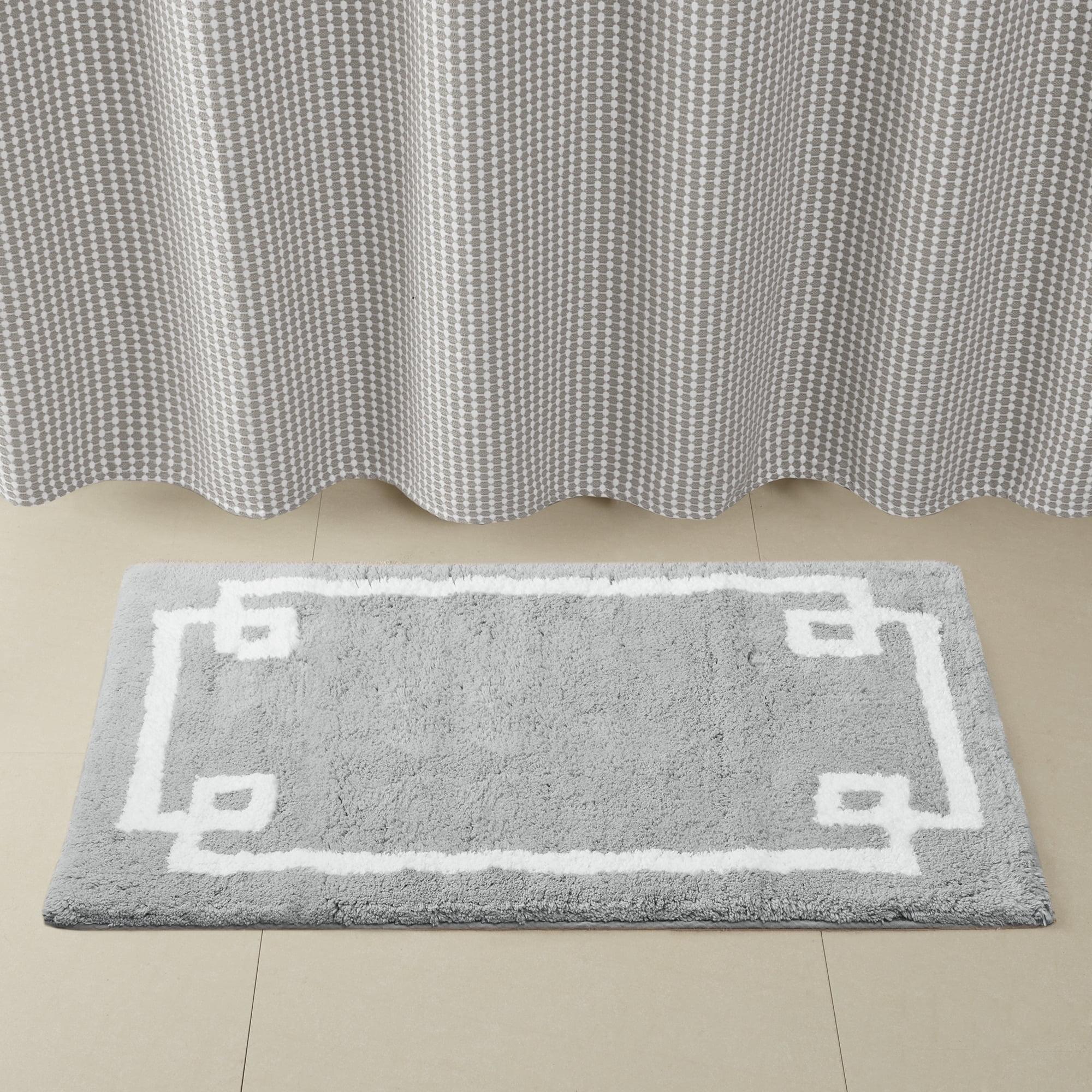 Madison Park 100% Cotton Tufted Bath Rug with Non-Slip Backing
