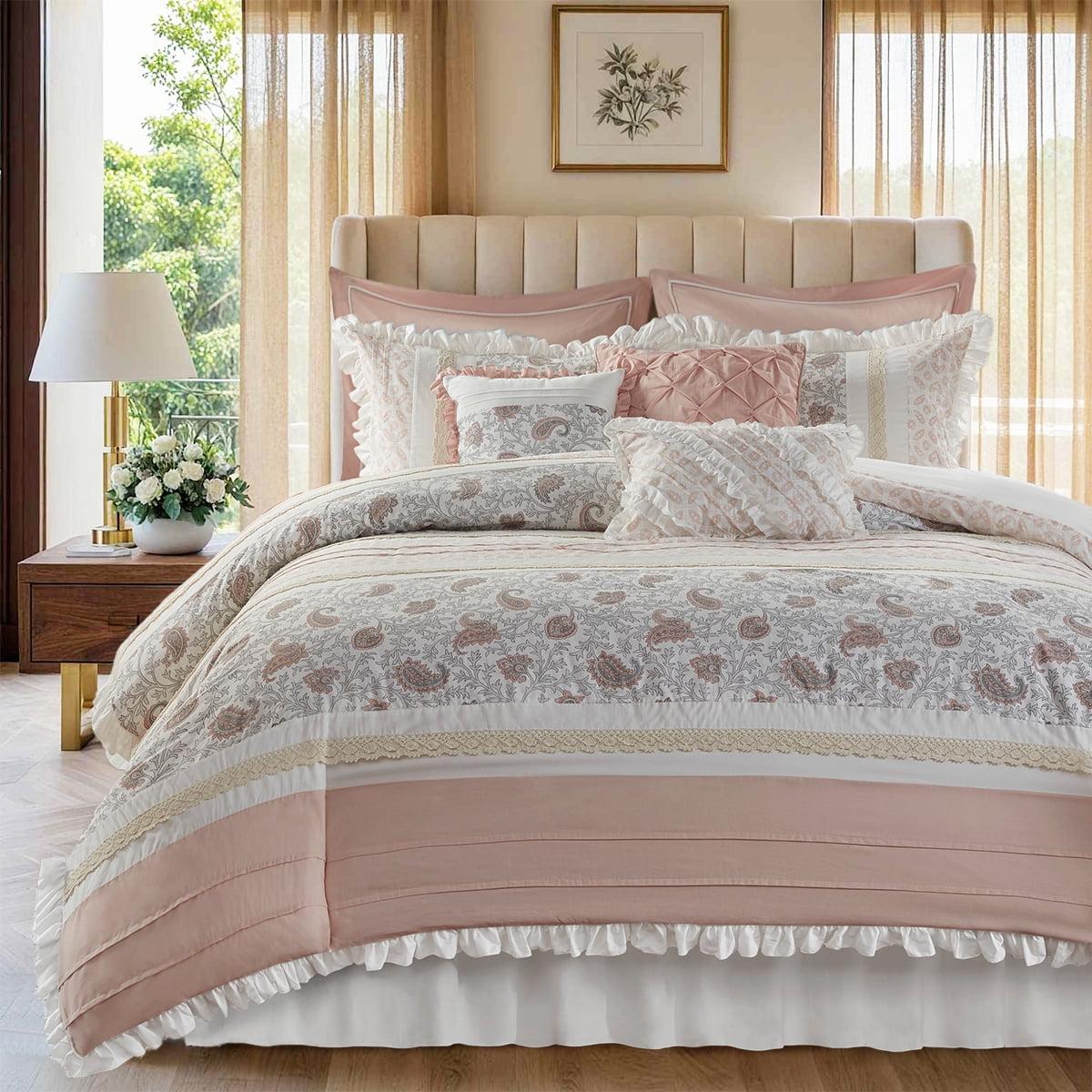 Dawn 9 Piece Cotton Percale Comforter Set