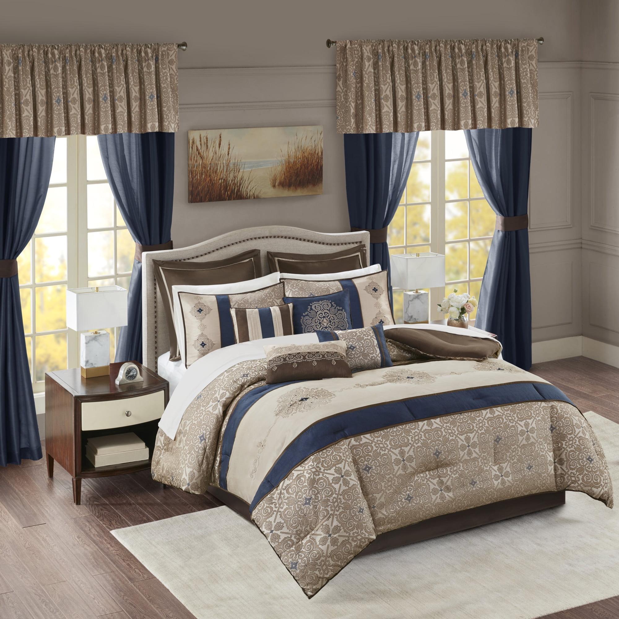 Madison Park Essentials Jacquard Traditional 24 Piece Room in a Bag