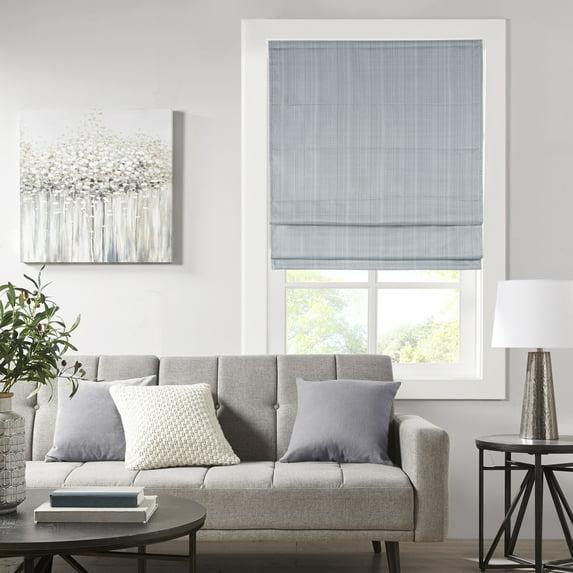 Galen Basketweave Cordless Room Darkening Single Roman Shade