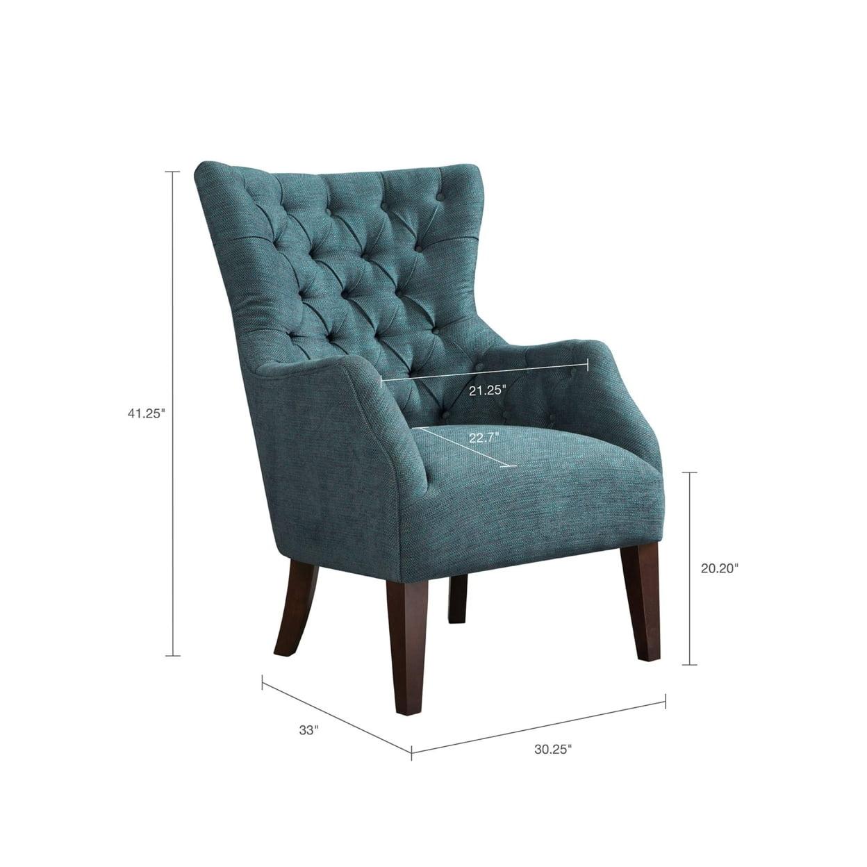 Tufted Wingback Accent Chair