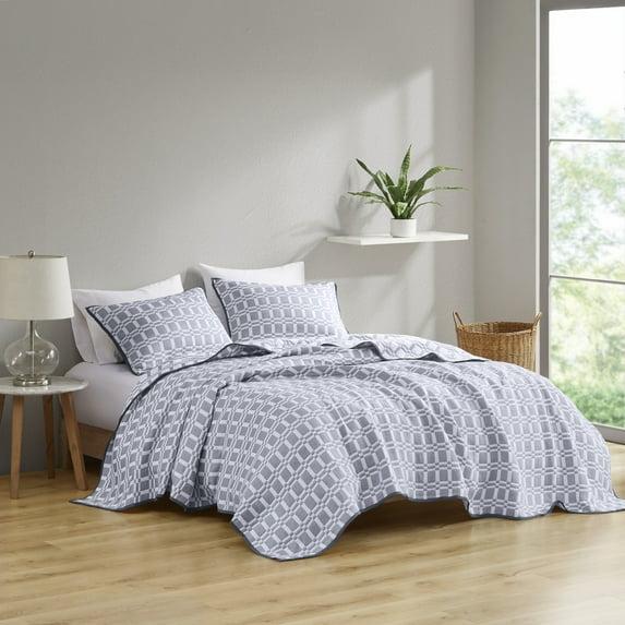 510 Design Harlow 3 Piece Reversible Matelasse Coverlet Set