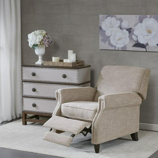 Madison Park Julian Push Back Recliner Sand See below