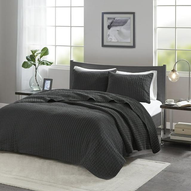 Madison Park Keaton Barwick Reversible Solid 3 Piece Quilt Set