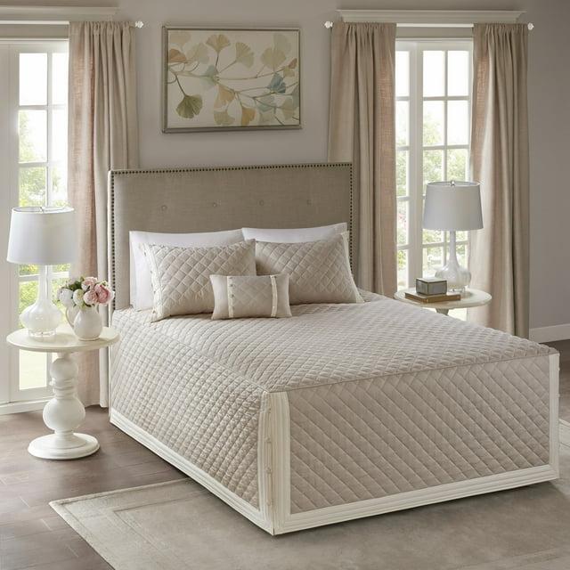 Madison Park Breanna Cotton Modern & Contemporary 4 Piece Quilt Set