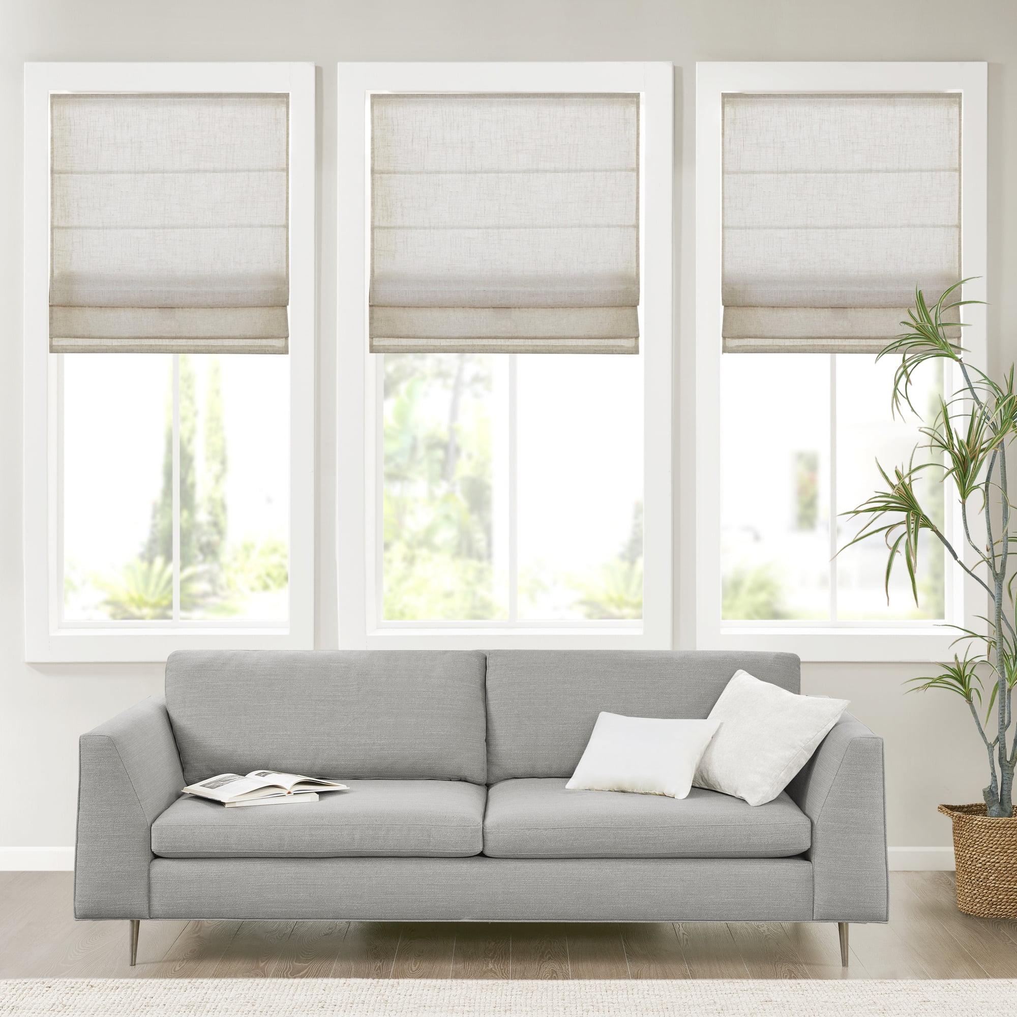 Kyler Linen Blend Light Filtering Roman Shade